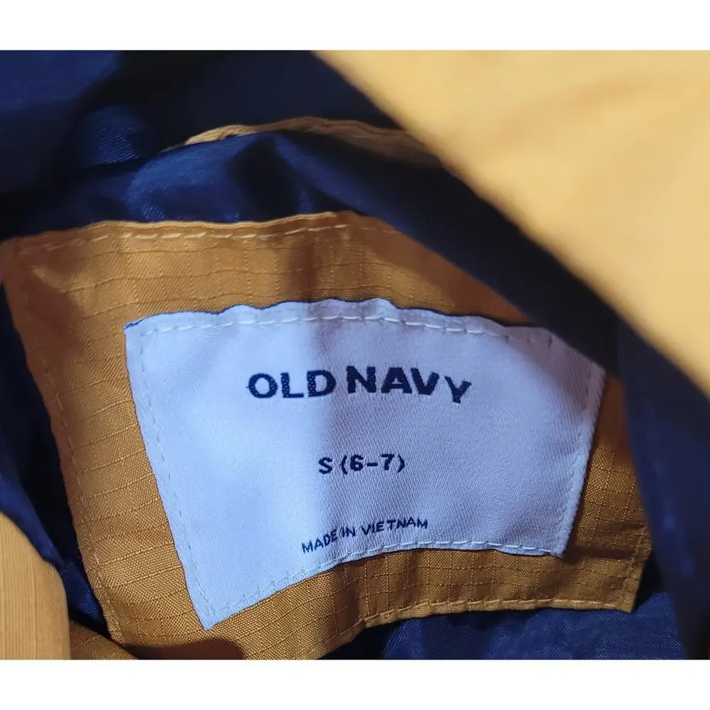 Old‎ Navy Kids Warm Winter Hooded Jacket size Small 6-7 #6